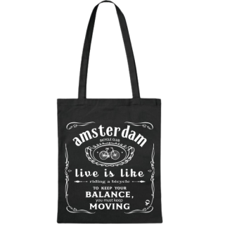 Jack Daniels style bicycle club black tote bag Jack Daniels style bicycle club black tote bag