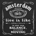 Jack Daniels style bicycle club black tote bag Jack Daniels style bicycle club black tote bag