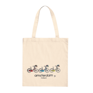 3 colorful tiny bicycles light tote bag 3 colorful tiny bicycles light tote bag