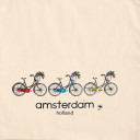 3 colorful tiny bicycles light tote bag 3 colorful tiny bicycles light tote bag