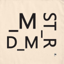 Black text Amsterdam _MST_RD_M light tote bag