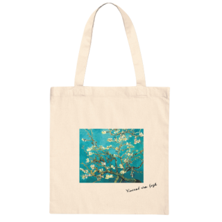 Van Gogh Almond Blossom light tote bag
