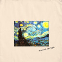 Van Gogh Starry Night light tote bag