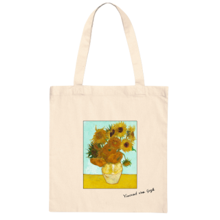 Van Gogh Sunflower light tote bag