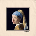Vermeer Meisje met de Parel light tote bag Vermeer Meisje met de Parel light tote bag